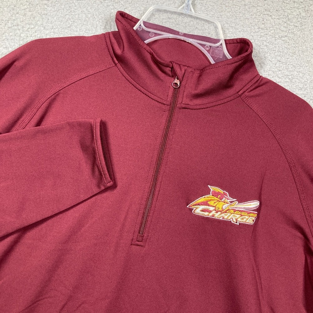 Cleveland Charge 1/4‎ Zip Pullover Adult Large Burgundy NBA G League Sweatshirt